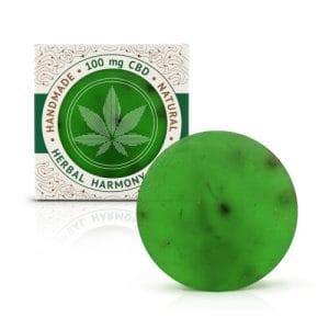 Cannaline Herbal Harmony CBD håndlavet sæbe.