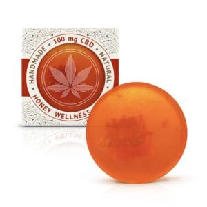 Cannaline Honey Wellness CBD håndlavet sæbe.