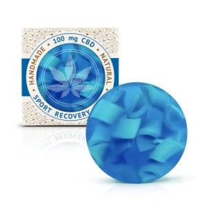 Cannaline Sport Recovery CBD håndlavet sæbe.