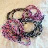 Flettet Paracord Hundeline - Fede Farver